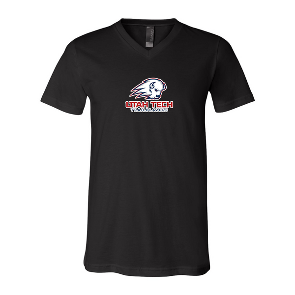 Utah Tech Trailblazers BELLA  CANVAS - Jersey V-Neck T-Shirt