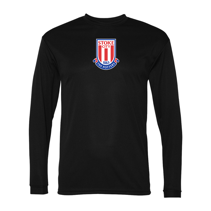 Men's Stoke City Soccer Performance Long Sleeve T-Shirt