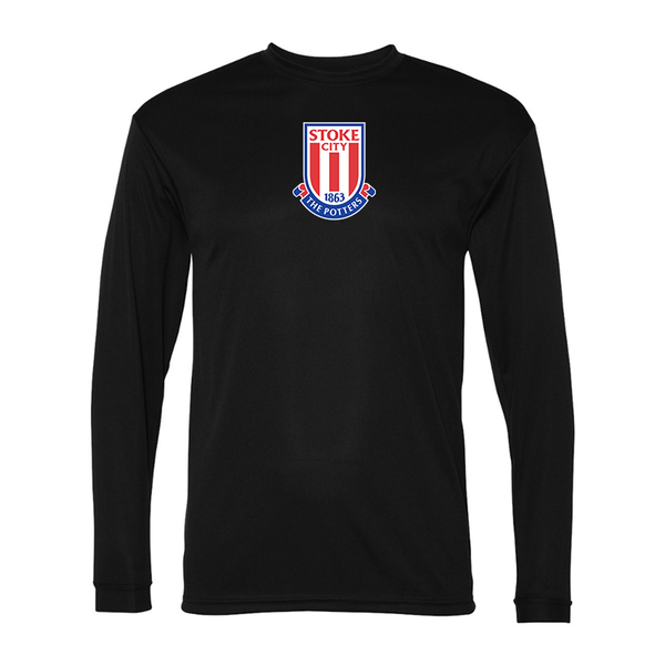 Men's Stoke City Soccer Performance Long Sleeve T-Shirt