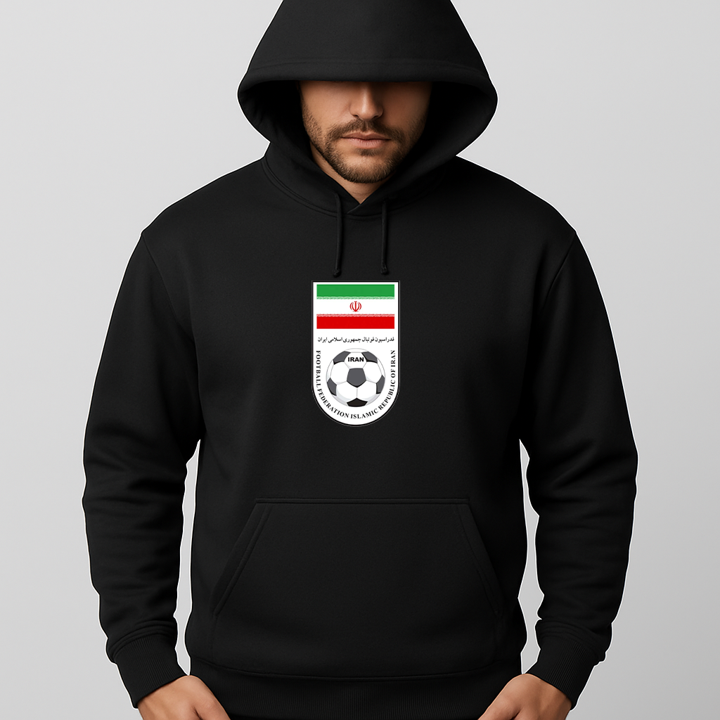 Men's Iran National Soccer Team Pullover Hoodie
