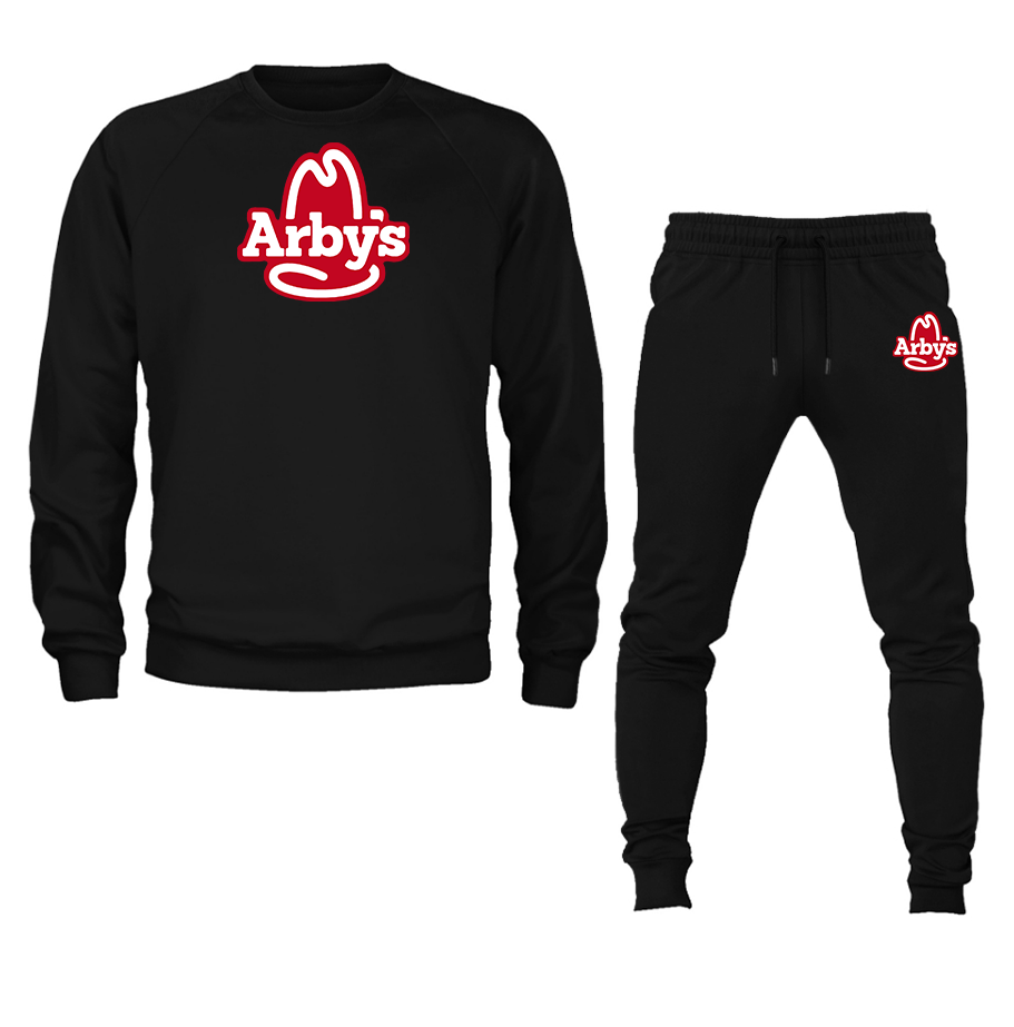 Men's Arbys Crewneck Sweatshirt Joggers Suit