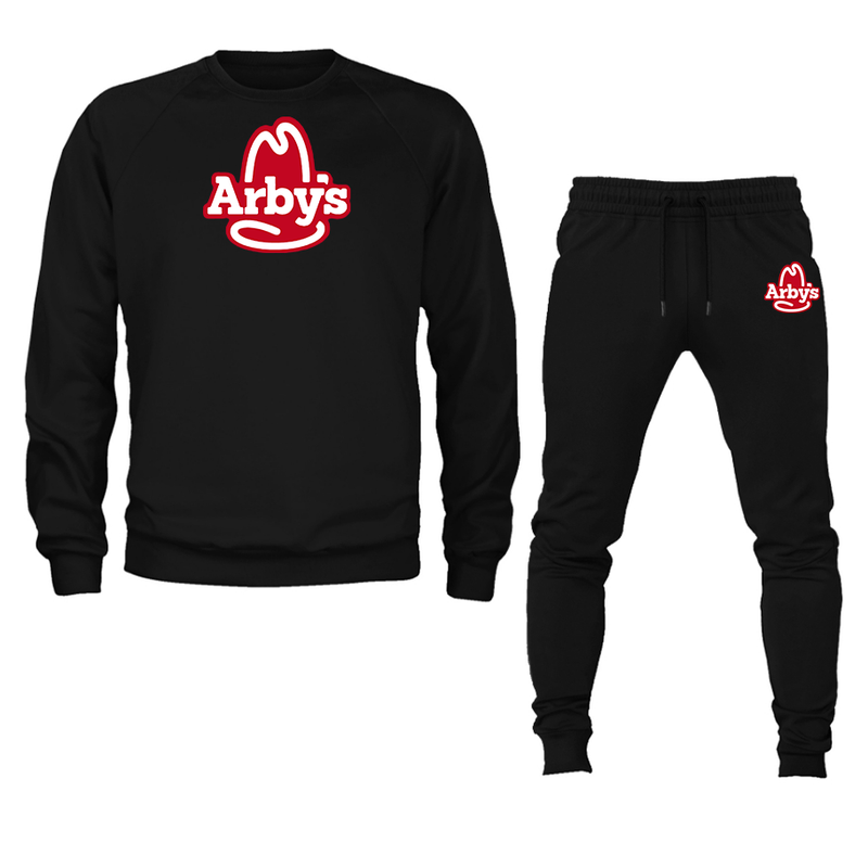 Men's Arbys Crewneck Sweatshirt Joggers Suit