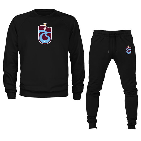 Men's Trabzonspor Soccer Crewneck Sweatshirt Joggers Suit