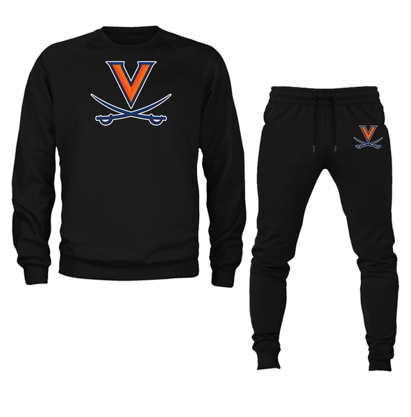 Men's  Virginia Cavaliers  Crewneck Sweatshirt Joggers Suit