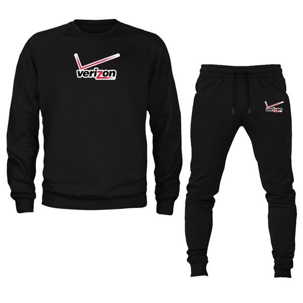 Men's Verizon Wireless  Crewneck Sweatshirt Joggers Suit