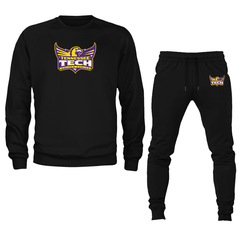 Men's Tennessee Tech Golden Eagles Crewneck Sweatshirt Joggers Suit
