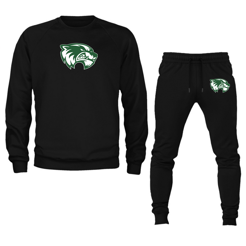 Men's Utah Valley Wolverines Crewneck Sweatshirt Joggers Suit