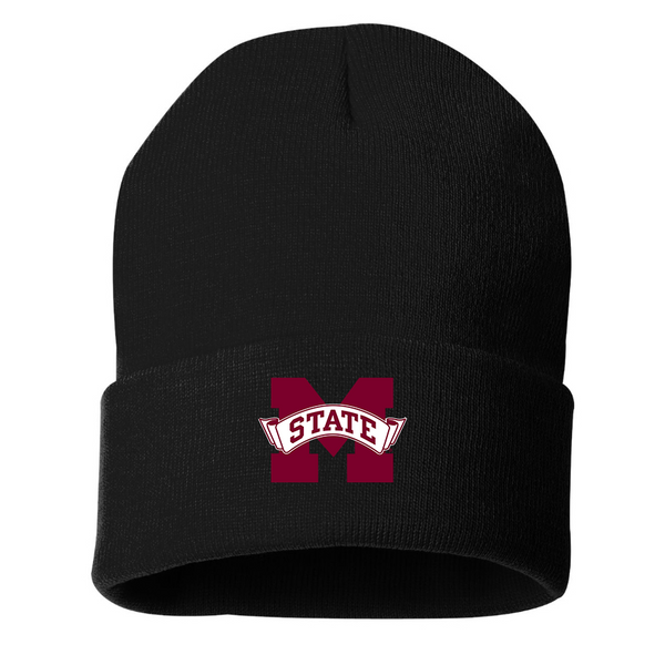Mississippi State Bulldogs Logo Beanie Hat