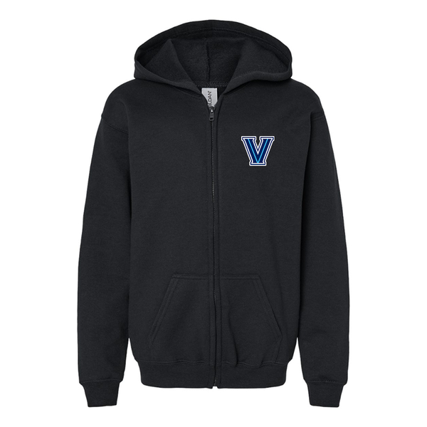 Gildan Heavy Blend Youth Villanova Wildcats Full Zip Hooded Sweatshirt