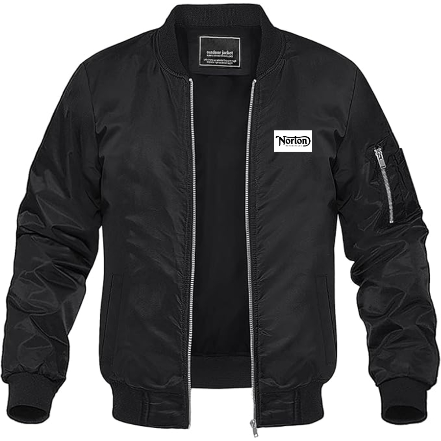 Men's Norton Logo Lightweight Bomber Jacket