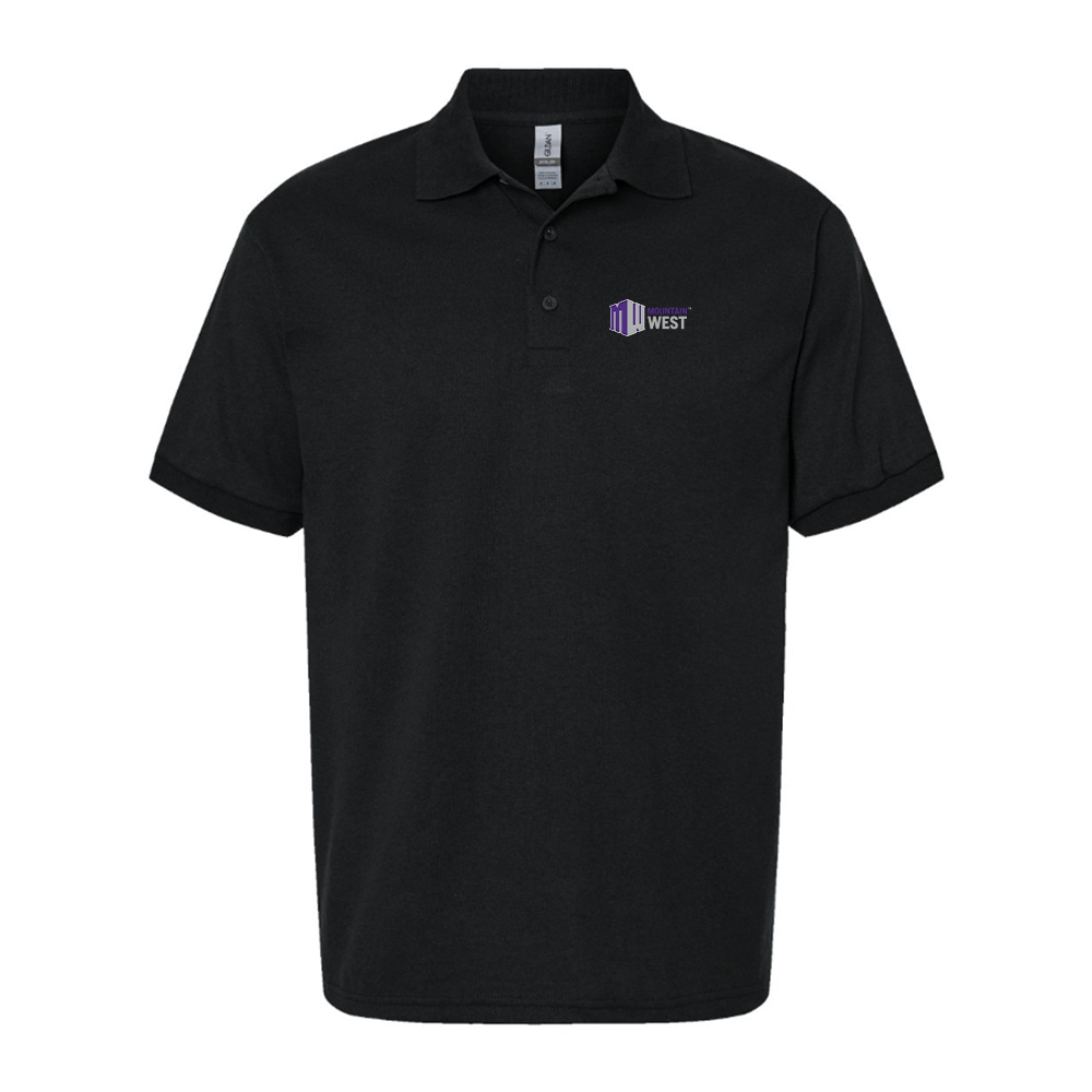 Men's Mountain West Conference Logo Dry Blend Polo - Black