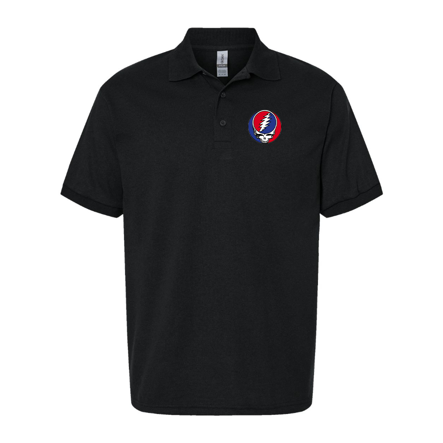 Men's Gratefu Dead Logo Dry Blend Polo