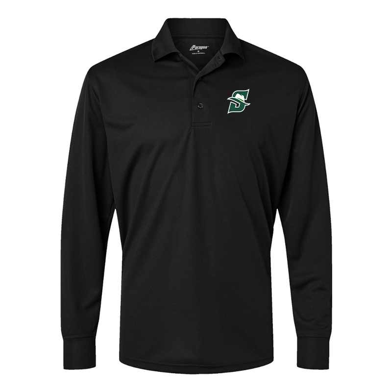 Men's Stetson Hatters Paragon Prescott Long Sleeve Polo
