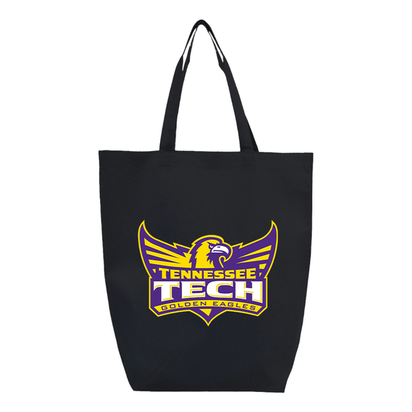 Tennessee Tech Golden Eagles Q-Tees Non-Woven Gusset Bottom Tote