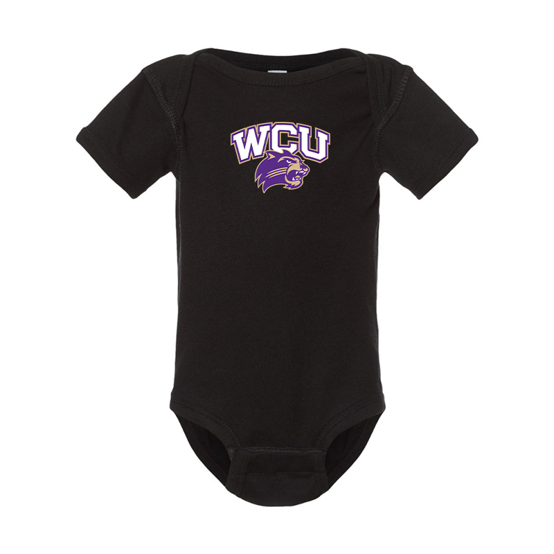 Western Carolina Catamounts  Baby Romper Onesie