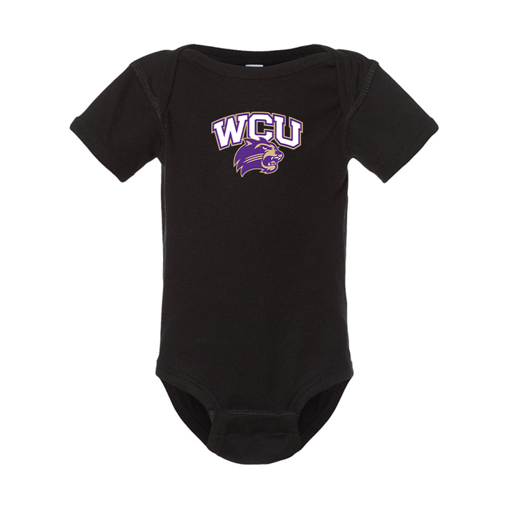 Western Carolina Catamounts  Baby Romper Onesie
