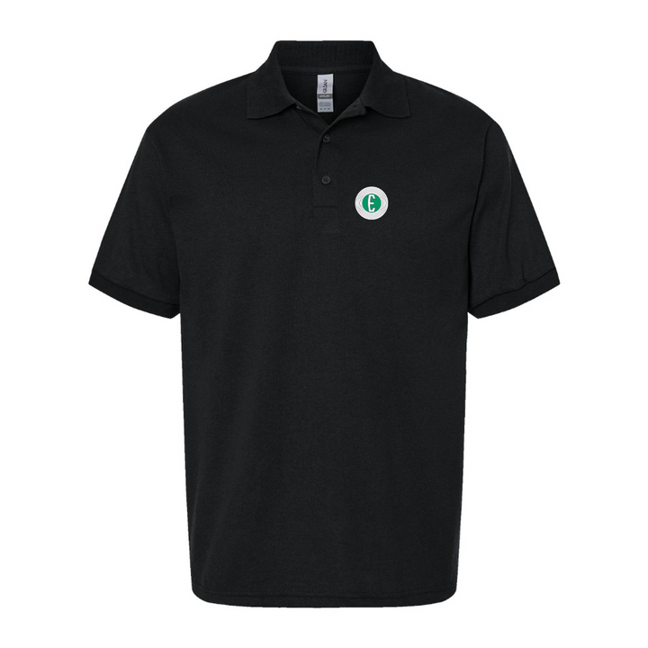 Men's Edsel Logo Dry Blend Polo - Black