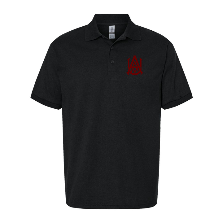 Men's Alabama AM Bulldogs Dry Blend Jersey Polo - Black