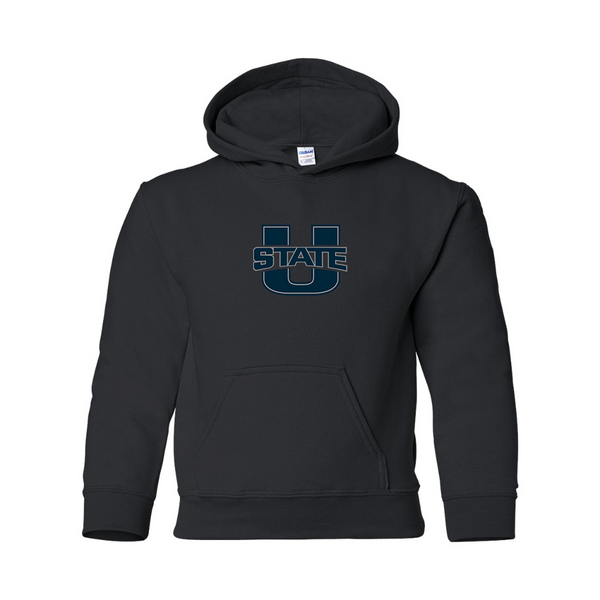 Youth Utah State Aggies  Gildan Heavy Blend  Hooded Sweatshirt