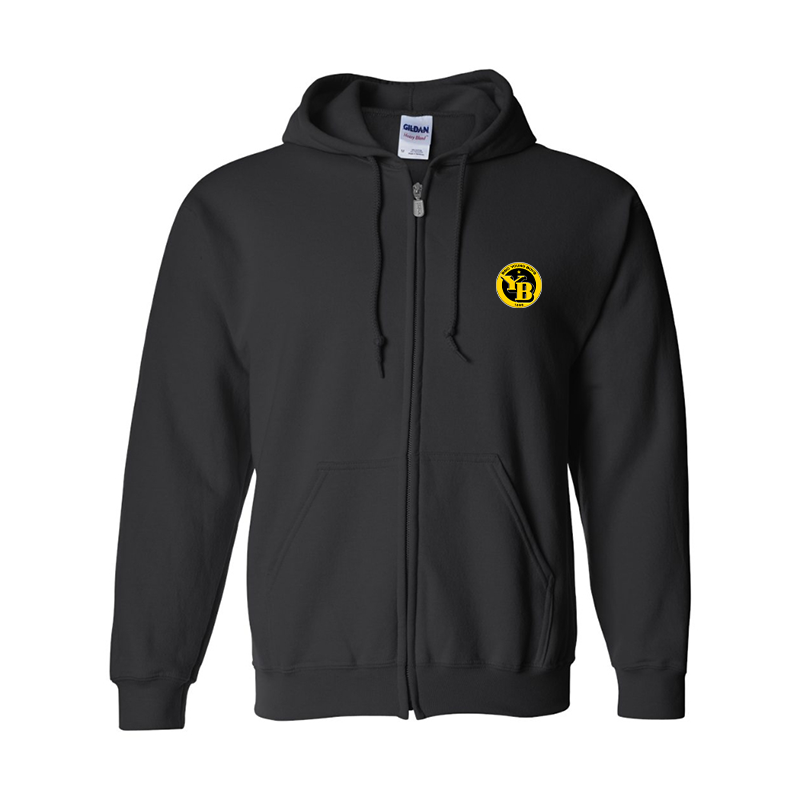 Men's Young Boys Soccer Zipper Hoodie