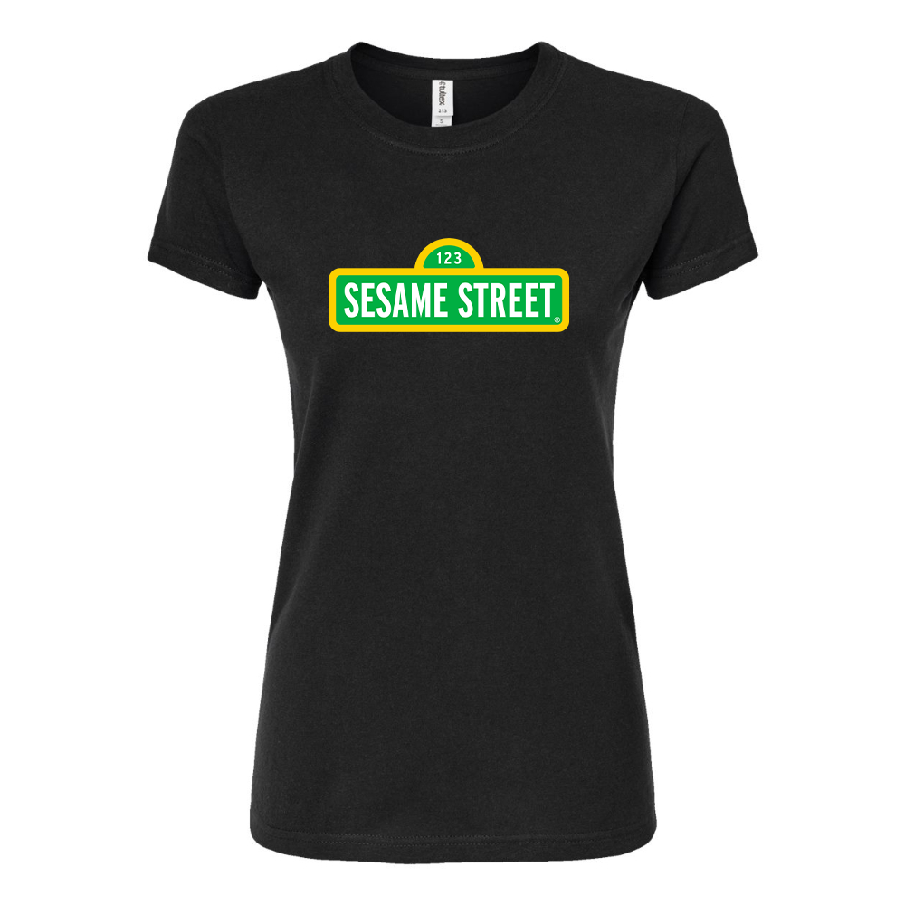 Women's Sesame Street Show Round Neck T-Shirt