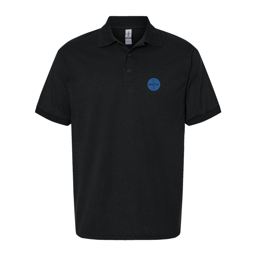 Men's Pan Am Dry Blend Jersey Polo - Black