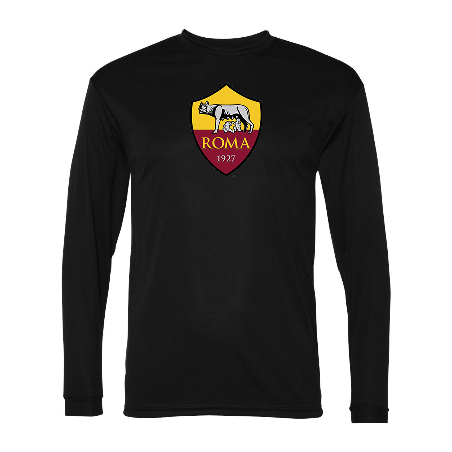 AS Roma FC Polyester Long Sleeve T-Shirt