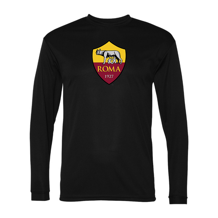 AS Roma FC Polyester Long Sleeve T-Shirt