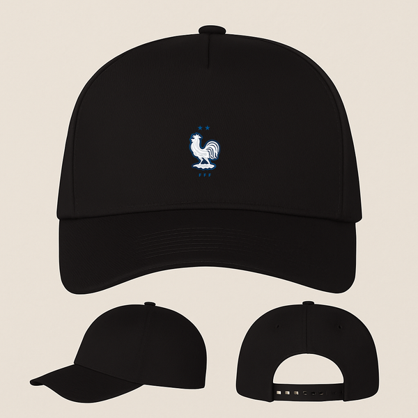 France National Soccer Team Five Panel Twill Snapback Cap