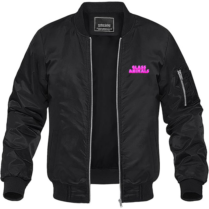 Men's Glass Animals Logo Lightweight Bomber Jacket