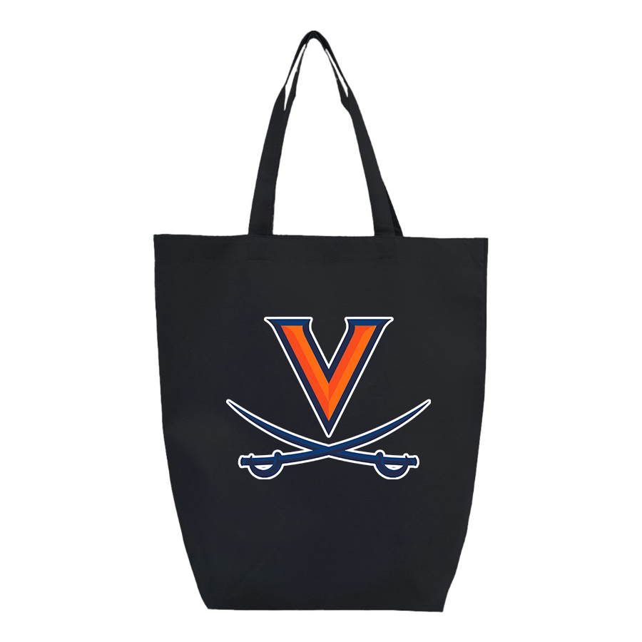 Virginia Cavaliers Q-Tees Non-Woven Gusset Bottom Tote