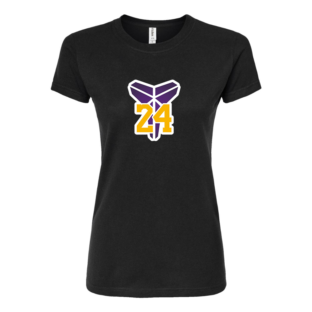 Women's Kobe Bryant Mamba 24 Round Neck T-Shirt