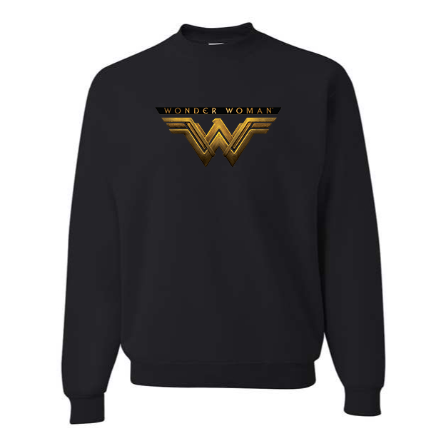 Men's Wonder Woman DC Superheros Crewneck Sweatshirt