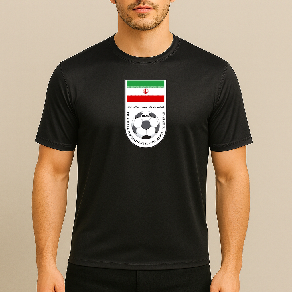 Men's Iran National Soccer Team Polyester T-Shirt