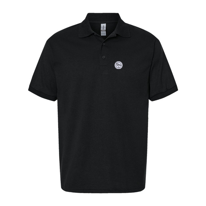 Men's Matra Sports Logo Dry Blend Polo - Black
