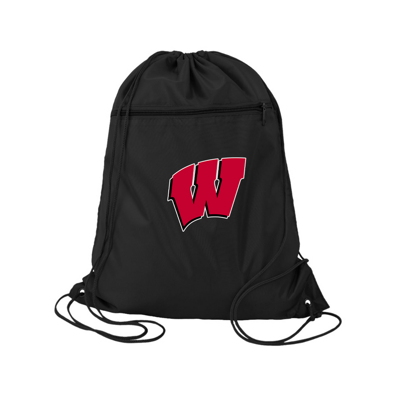 Wisconsin Badgers Q-Tees - Polyester Cinchpack