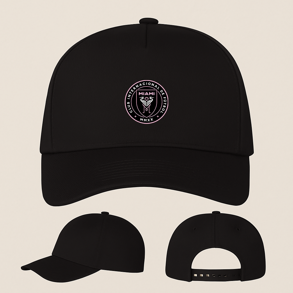 Inter Miami FC Five Panel Twill Snapback Cap