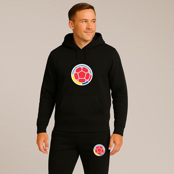 Men's Colombia National Soccer Team Hoodie Joggers Set