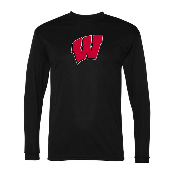 Men's  Wisconsin Badgers Performance Long Sleeve T-Shirt