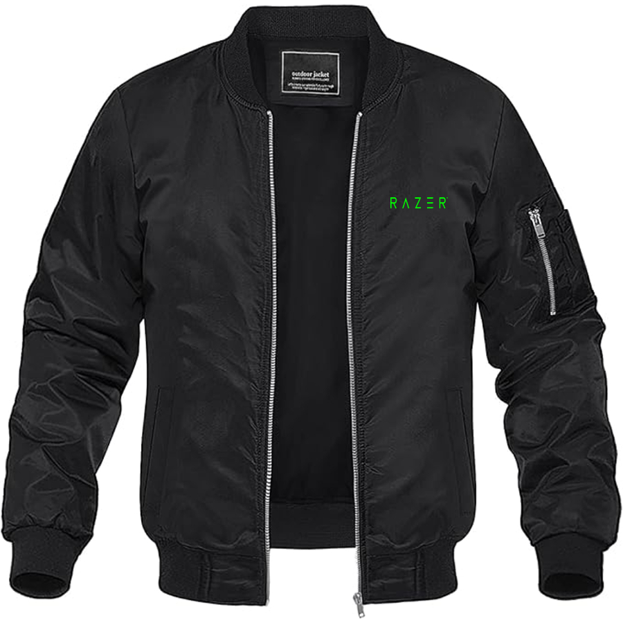 Men's Raze Logo Lightweight Bomber Jacket