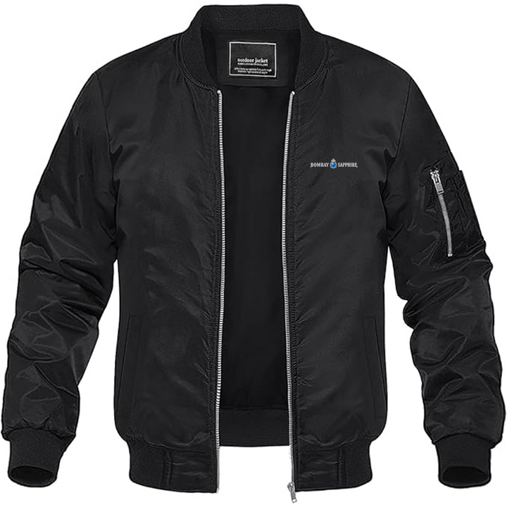Men's Bombay Sapphire Logo Lightweight Bomber Jacket