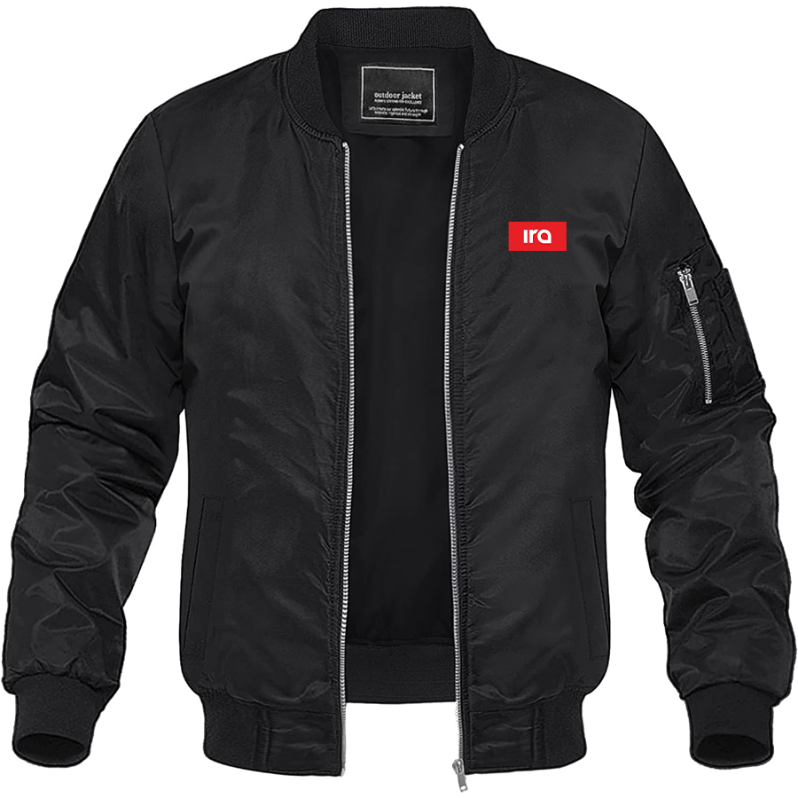 Men's IRA Logo Lightweight Bomber Jacket