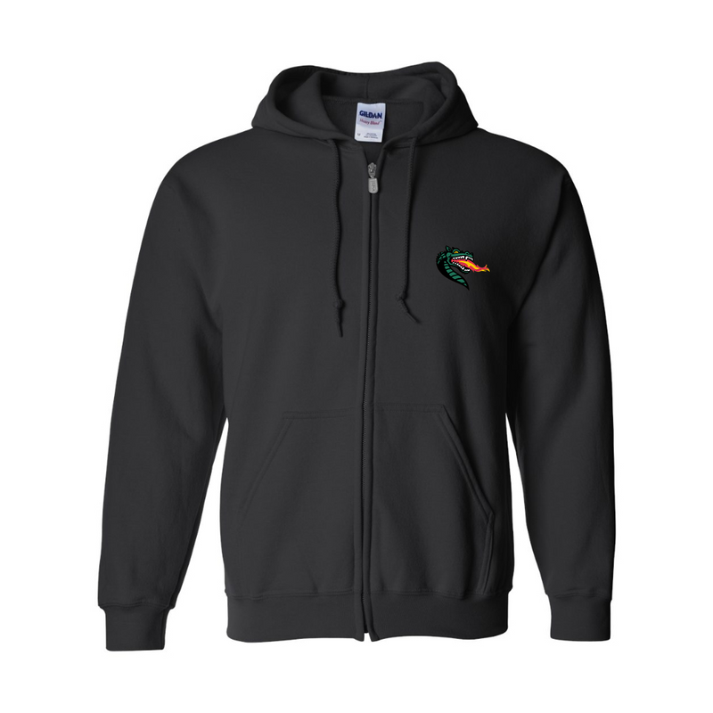 Men's UAB Blazers JERZEES NuBlend Full-Zip Hooded Sweatshirt