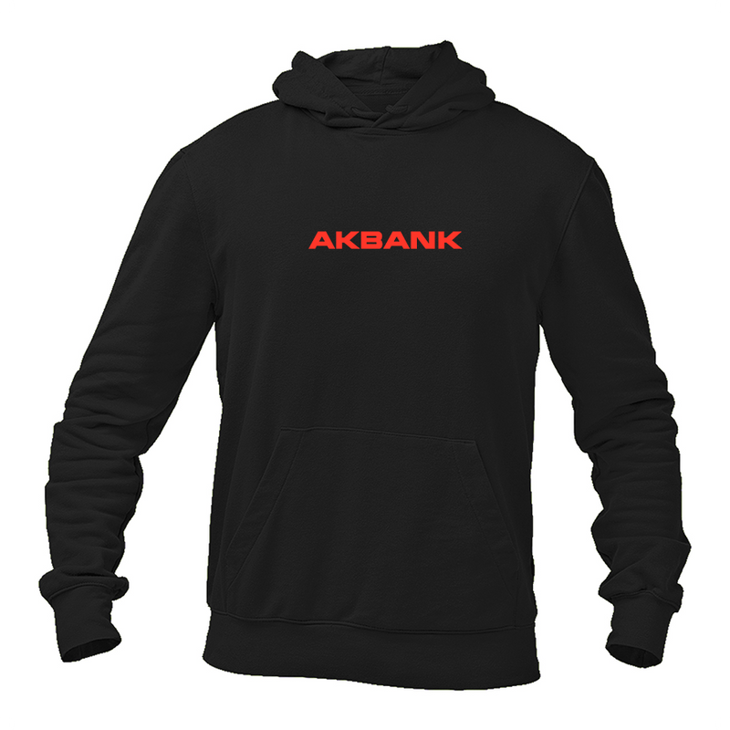 Men's Akbank Logo   Pullover Hoodie