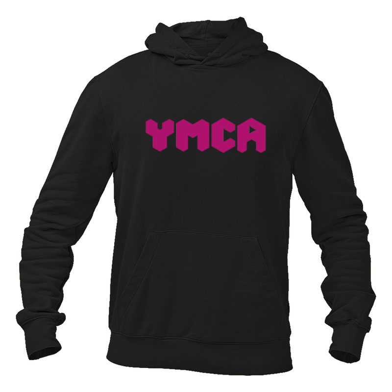 Men's YMCA Mauve Softstyle Midweight Hooded Sweatshirt