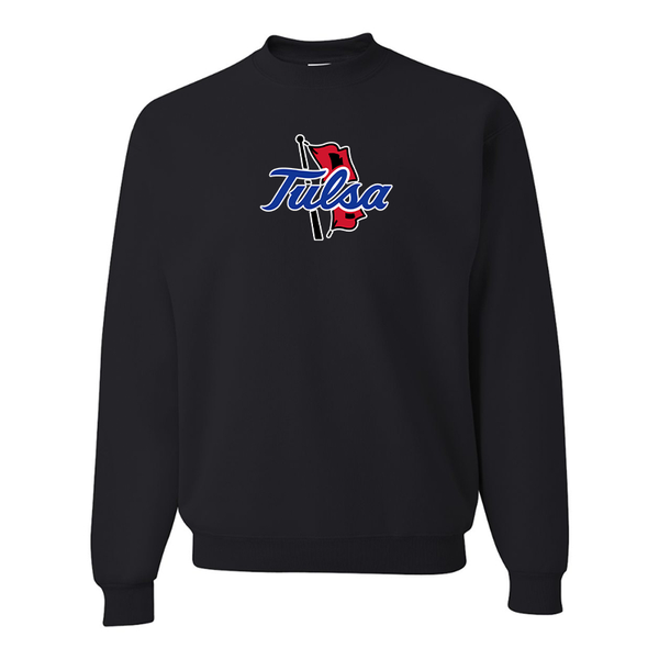 Men's Tulsa Golden Hurricane  JERZEES NuBlend Crewneck Sweatshirt