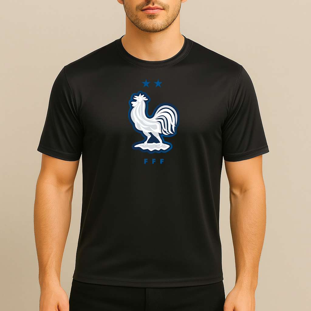 Men's France National Soccer Team Polyester T-Shirt