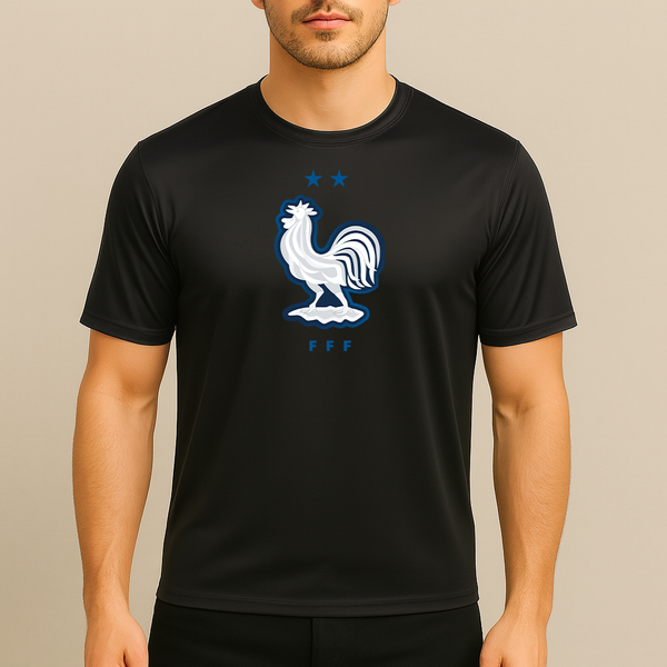 Men's France National Soccer Team Polyester T-Shirt