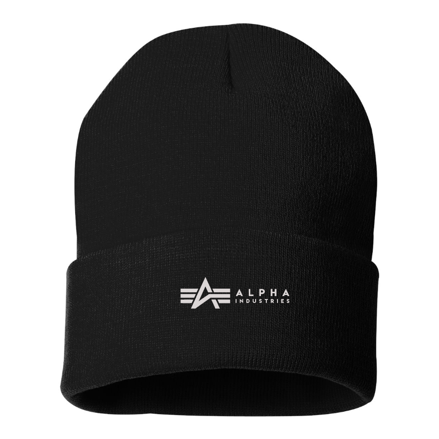 Alpha Industries Logo Beanie Hat