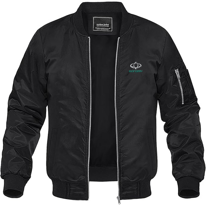 Men's Bogdan Motors Logo Lightweight Bomber Jacket